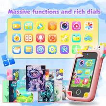 Kids Smart Phone For Girls, Kids Smart Phone Toys,Toddler Phone Toy With Dual Camera, 2.8" Touchscreen, 20 Games, MP3, Christmas Birthday Gift For Ages 3-10, Toddler Girl Toys - 藍色 - 查看 4