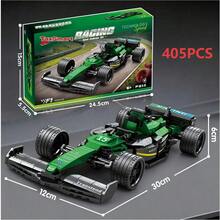 405pcs F1 Formula Racing Car Building Blocks Set, Adult Assembling Model Toy, Holiday/Birthday Gift - Multicolor - View 5