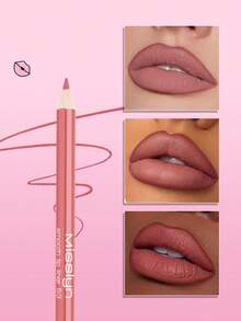 Misslyn MISSLYM Silky Lip Liner Pencil, Long-Lasting Makeup, Rich Lip Color, Smooth Application, Lip Liner, Natural Shade, High Pigment Natural Lip Makeup Soft Core, Long-Lasting Smooth Matte Lip Liner, Cosmetic Brand, Makeup, Suitable For Women And Girls, Especially Suitable For Winter, Perfect For Y2K Style, Fashion Party, Suitable For Birthday, Valentine's Day Gift, Party Makeup, New Year Gift, Best Color, Vegan And Cruelty-Free - #53 - 查看 5