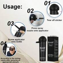 Bunee Men's Beard Styling Fiber Powder – Creates A Defined Contour, Fills In Sparse Areas For Fuller-Looking Hair. Looks Natural, Fresh Scent, Non-Greasy Formula. Specially Designed For Men's Beard And Hair Styling. - Multicolor - View 3