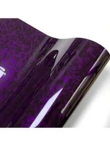 1 szt. Żywa fioletowa folia do owijania samochodów i motocykli z kutego włókna węglowego, błyszcząca, wodoodporna, odporna na zarysowania, oddychająca, dostępna w wielu kolorach: 50 cm x 150 cm (19,69 cala x 59,06 cala) – idealna do samodzielnej personalizacji - Jeden rozmiar - Zobacz 16