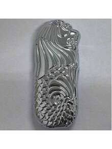 1 pieza Funda de encendedor con diseño de dragón de moda, diseño occidental moderno, artesanía de alta calidad, apariencia única, carcasa protectora resistente a los arañazos, caja de encendedor Merlion, funda de encendedor, adecuada para encendedor BIC J5 de tamaño completo - Caja de encendedor de metal a prueba de explosiones de moda y duradera, cierre a presión, compacta y ligera, diseño antideslizante, a prueba de explosiones, a prueba de viento, simple, retro y duradera, mejora tus accesorios diarios - Multicolor - View 14