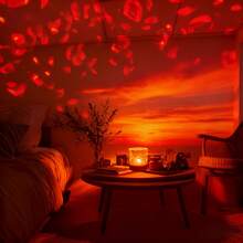 A Three-Color Crystal Lamp With Water Wave Projector And Night Light, Suitable For Home Decoration. Touch Control Is Available. It Is Suitable For Creating A Beautiful Atmosphere In Residential Bedrooms And Can Also Be Given As A Holiday Gift - Circular Water Ripples - View 10