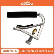 1pc - Guitar Capo With Adjustable Metal Tension, Track Design For Flexible Dynamic Adjustment, Suitable For Guitars Of Different Sizes, Easy To Install And Remove, Silicone Inner Lining To Protect The Strings And Guitar, Suitable For Acoustic, Classical, And Electric Guitars, An Essential Guitar Accessory For Playing And Training. - Multicolor - View 9