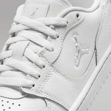 Jordan Court Connect Low (GS) 休闲运动鞋，IQ6016-100 - 白色 - 查看 8