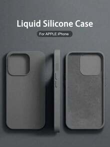 (With Lanyard) Upgraded Phone Case Compatible With IPhone 17 Pro Max/17 Air, Also Fits 16 Pro Max, 15, 11, 12, 13, 14 Pro Max Plus, Shock-Resistant Protective Back Cover Accessory - Light Grey - View 1