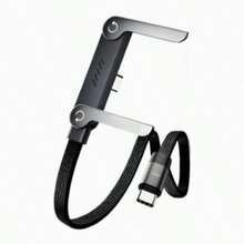 Cable de datos con soporte angulado, carga rápida, adecuado como regalo para novio, familia - Multicolor - Ver 11