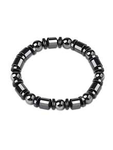 Magnetic Therapy Anklet (Unisex), Which Can Also Be Used As A Weight-Loss Bracelet. It Can Enhance Immunity, Relieve Pain From Arthritis And Carpal Tunnel Syndrome, And The Magnetic Therapy Snug Fit Anklet Can Also Promote Blood Circulation. - Black - View 13