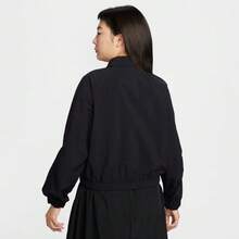 Nike 女士 AS W NSW OS 教练 JKT MOD 梭织夹克（无帽）IF0213-010 - 黑色 - 查看 2