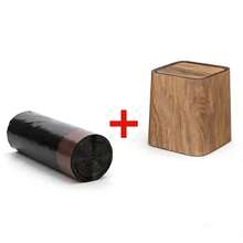 Stylish Multi-Purpose Trash Can (Square/Round Wood Grain Dual Models) - Compact Space-Saving, Durable Plastic, Rust-Resistant, Built-In Handle For Easy Cleaning, Suitable For Bathroom, Laundry Room, Living Room Corners - Multicolor - View 10