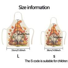 1pc Dwarf Pattern Apron, Creative Funny Fashionable Printed Home Cleaning Apron, Easy To Clean Kitchen Cooking Apron, Creative Home Apron - Multicolor - View 11