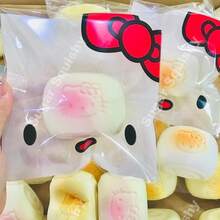 2个新款KT双色白色小圆球慢回弹挤压玩具，缓解压力，生日/圣诞节/节日礼物 - 彩色 - 查看 4