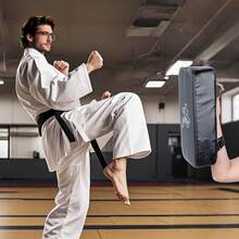 Set de 3 piezas: Saco de boxeo, Almohadilla de enfoque de boxeo, Almohadilla de patadas de Taekwondo, Adecuado para entrenamiento de boxeo, Taekwondo, Karate, Muay Thai, MMA - Multicolor - Ver 8