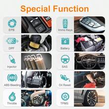 ANCEL X7 OBD2 蓝牙诊断工具，汽车双向诊断工具，支持 15 项重置功能、主动测试、ECU 编码、DPF/TPMS/EPB/机油重置，兼容大众奥迪全系车型，2 年免费更新 - X7 - 查看 5