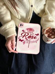 1pc Valentine's Day Special: Pink Romantic Rose Style Shockproof Tablet Protective Case Fit For Huawei MatePad 10.4 Inch, Built-In 360 Degree Thick Anti-Drop Leather 10.2 Inch Tablet Protective Case - Multicolor - View 6