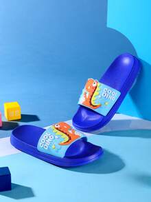 Lightweight EVA Soft Outdoor Cartoon Beach Children Sandals, Summer - Royal Blue - View 5