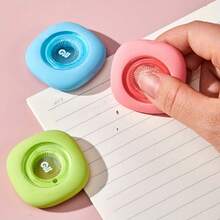 Ergonomic Rotating Square Eraser - Multifunctional Portable Office & School Supplies, Made Of TPR Material - A - View 9