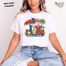 Benito Bowl TShirt 2026 Shirt Bad Game Day Bunny Shirt Superbowl Puerto Rico Fan Tee Badbunny HFBJ - 白色 2 - 查看 11