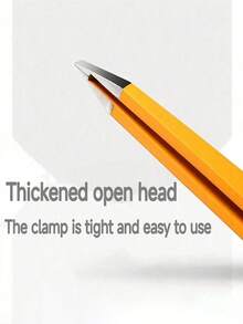 High Precision Ultra-Thin Flat Head Blackhead, Eyebrow And Eyelash Tweezers, Stainless Steel Eyebrow & Eyelash Tweezers, Eyebrow Grooming Tools, Essential Beauty Tools For Eyebrow Shaping - Multicolor - View 3