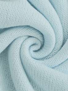 Áo thun nữ tay ngắn cổ chữ V raglan màu xanh dương mềm mại, thoải mái, kiểu dáng thường ngày, màu trơn, ôm sát, thích hợp mặc đi làm, mùa hè xuân. - Màu xanh nhạt - Xem 9