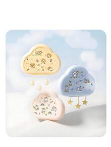 5件套云朵造型指甲钳套装/儿童指甲钳套装/卡通设计/剪刀采用优质碳钢制成，坚固耐用；镊子边缘圆润无毛刺。套装包含：1个收纳盒/1把指甲钳/1把指甲锉/1把剪刀/1把镊子 - 雲指甲刀套裝 - 查看 6