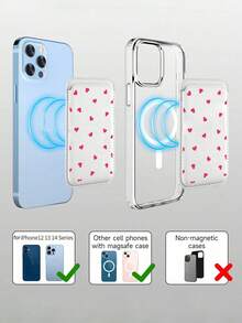 磁吸钱包式手机壳，带磁吸卡槽，兼容 15/14/13/12系列及Magsafe手机壳 - 彩色 - 查看 5