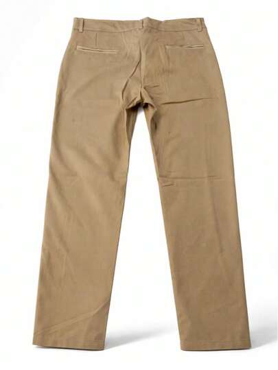 Pantalon de trabajo de gabardina color beige
