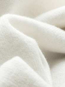 男士街头学院风数字印花无袖针织背心 - 白色 - 查看 5