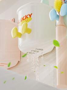 Mini Toothbrush & Toothpaste Holder, No Drill Wall Mount Bathroom Electric Toothbrush Organizer, Bathroom Toothbrush Storage Rack - Multicolor - View 6