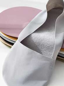 5双装女士夏季薄款船袜拖鞋硅胶防滑冰丝袜无缝隐形浅口透气袜 - 彩色 - 查看 7