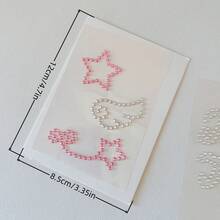 Photo Border Decoration Rhinestone Sticker Angel Wings Note Shape Diamond Sticker - Multicolor - View 14