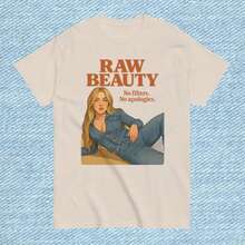 Sydney Sweeney RAW Beauty Unapologetic Stance  Parody T Shirt Summer Men's And Women's Loose And Breathable T-Shirt Top - 黑色 - 查看 3