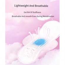 dolemi 290毫米超薄柔软日常卫生巾（7片装），天然棉质表层，不刺激皮肤，快速吸收，亲肤透气，防漏技术，完全吸收