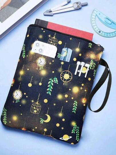 Couverture de livre Ciel nocturne, Couverture de livre de poche, Couverture de livre avec fermeture éclair. Cadeaux célestes pour les amateurs de livres, adultes, enseignants, étudiants, dames. Idées cadeaux