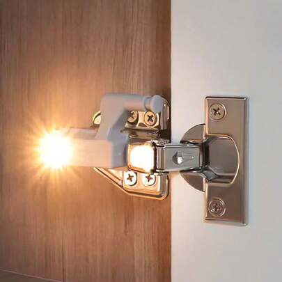 LED Hinged Light, Motion Sensor Light, Warm White Light, Easy Installation, Suitable For Home, Cabinet, Kitchen, Indoor, Room, Bedroom, Long-Lasting, Gentle And Non-Irritating Cabinet Hinge Light