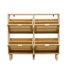 Shoe Racks - ไม้โอ๊คอ่อน - ดู 9