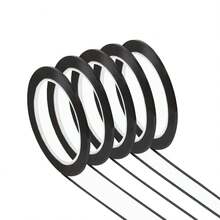 Black Whiteboard Tapes 3 Mm Width Graphic Tape Self Adhesive Chart Line Tape Pinstripe Tape Grid Marking Tapes Gridding Tape Art Artist Tape 216 Feet/Roll For Classroom&Office Presentations - B-Black - View 11