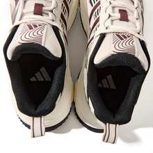 Adidas 女士新款厚底厚底运动鞋，缓震休闲运动鞋 - 米色/紅色 - 查看 5