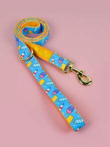 Valentine's Day And New Year Gifts Lovely Pet Traction Rope Double-Sided Printing Pet Dog And Cat Holiday Gift Leash - Multicolor - View 5