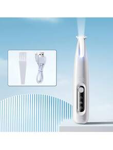 低噪音宠物电动理发器，适用于小型犬猫，配备陶瓷刀片、可充电电池、LED灯和多功能修剪配件 - 彩色 - 查看 5