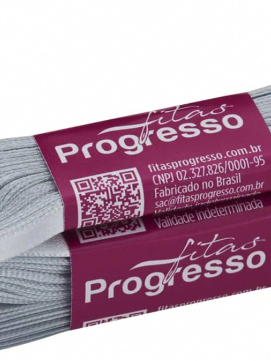Satin Ribbon, 7mm Wide, In 10m Lengths. - SILVER(color 084) - View 1