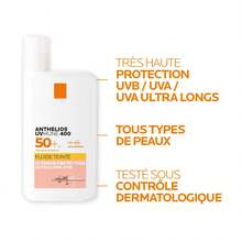 La Roche Posa y Protector solar/Control de grasa y protección solar durante 12 horas/Protección avanzada contra rayos UVA de longitud de onda ultralarga/Alta cobertura y teñido para un aspecto natural/(Apto para todo tipo de piel) FPS 50+ 50 ml - Rosa Pálido - Ver 5
