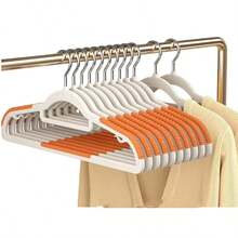 1pc Short Neck Non-Slip Invisible Clothes Hanger, Household Essential - Multicolor - View 5