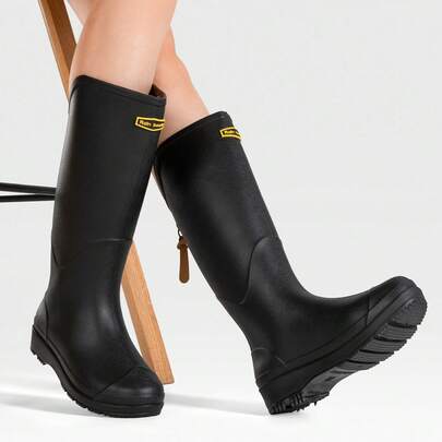 WEIDE Botas de invierno mujer con estilo minimalista – resistentes al agua, antideslizantes y perfectas para días de lluvia.