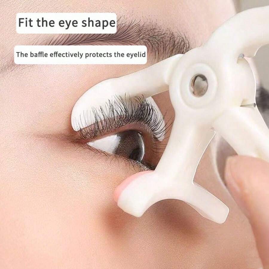1pc Eyelash Curler With 16pcs Replacement Pads, Convenient Eyelash & Eyebrow Curler, Sunflower Eyelash Curling - Multicolor - View 1