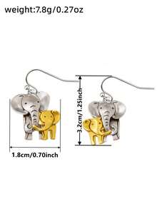 1 par de pendientes colgantes lindos para adolescentes, para decoración diaria, para fiesta, joyería, regalo de cumpleaños - 1# - Ver 5