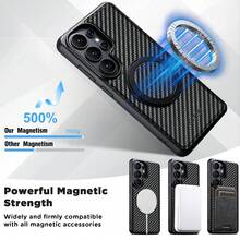 Suteni Magnetic Wireless Charging Phone Holder, Built-In Magnetic Coil Supports Wireless Charging - Black - View 8