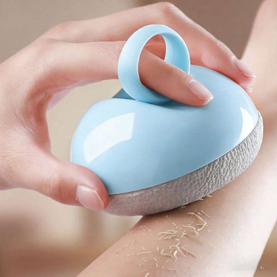 Cepillo de ducha de mano para limpieza, exfoliante de espalda de doble cara, exfoliante corporal. - Azul - Ver 1