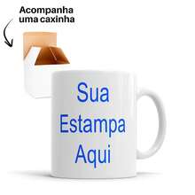 Caneca de Porcelana Personalizada 325ml  Dia dos namorados Me apaixono por Você todos os dias +Foto - Multicolorido - Visão 4