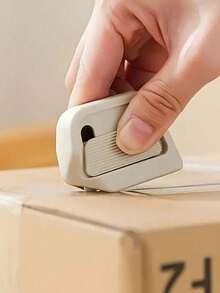 1pc Portable Automatic Retractable Multi-Functional Utility Knife, Small Specialized Knife For Opening Courier Packages, With Magnetic Courier Package Opener, Automatic Retraction, Magnetic Refrigerator Hook For Convenient Parcel, Letter And Envelope Handling - Multicolor - View 6
